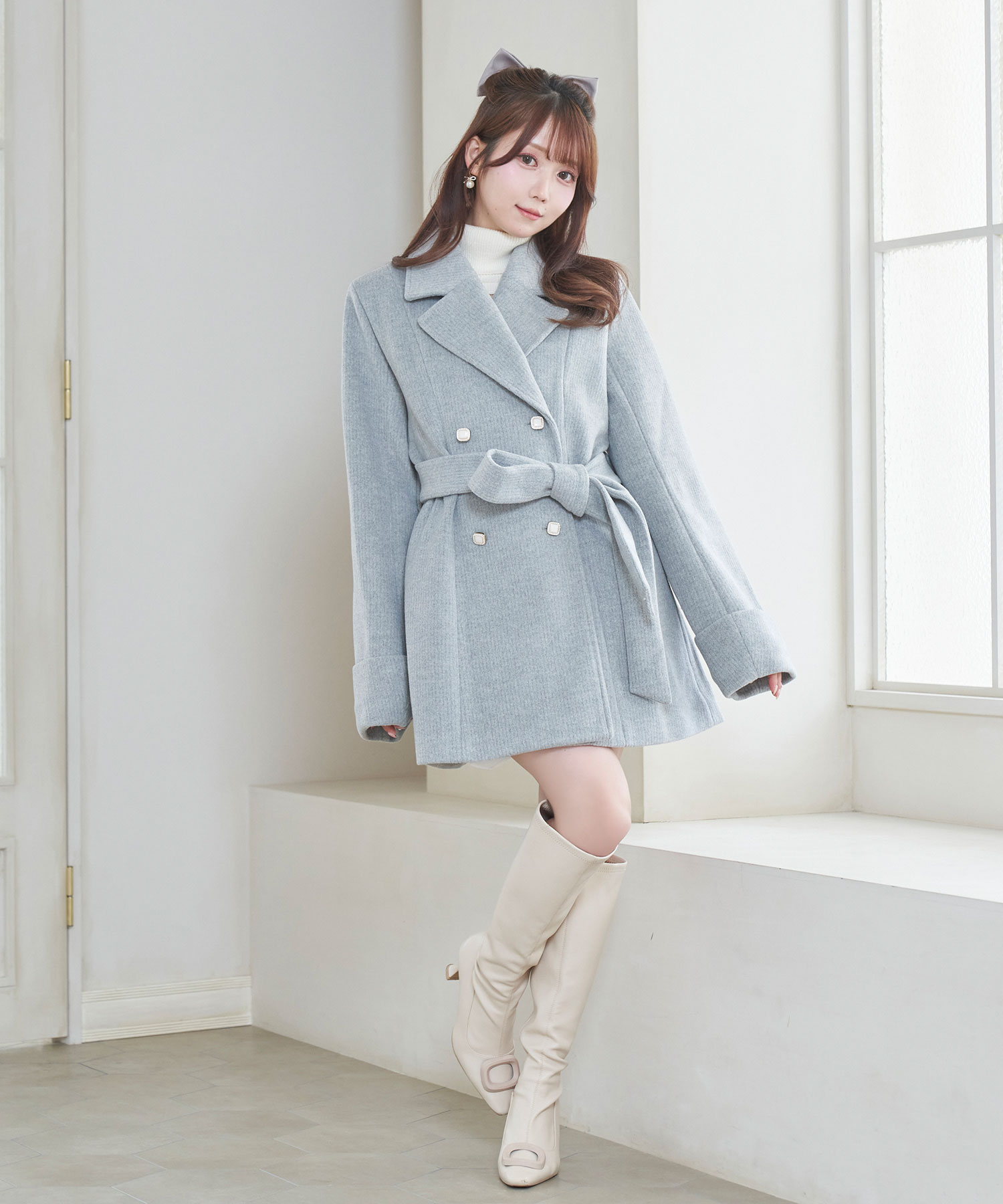 rosemuse tippet set flare coat ロゼミューズ tippet set flare coat