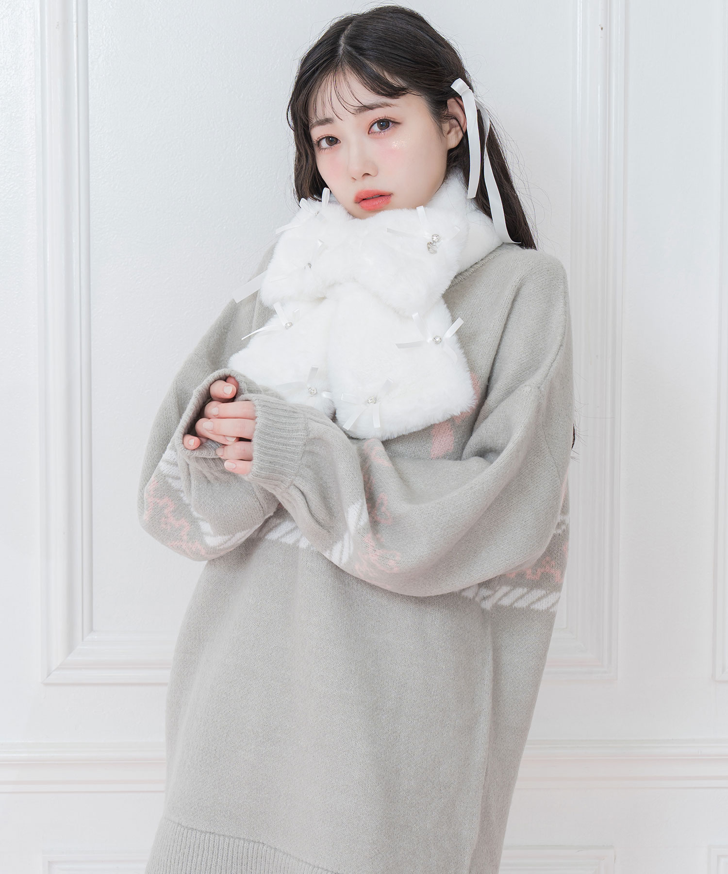 Bijou ribbonリボンマフラー – BUNNY APARTMENT