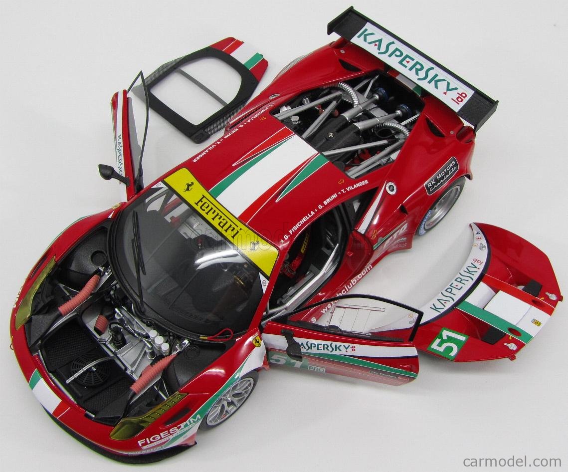 ホットウィールエリート】フェラーリ 458 ITALIA GT2 LM2011-AF CORSE