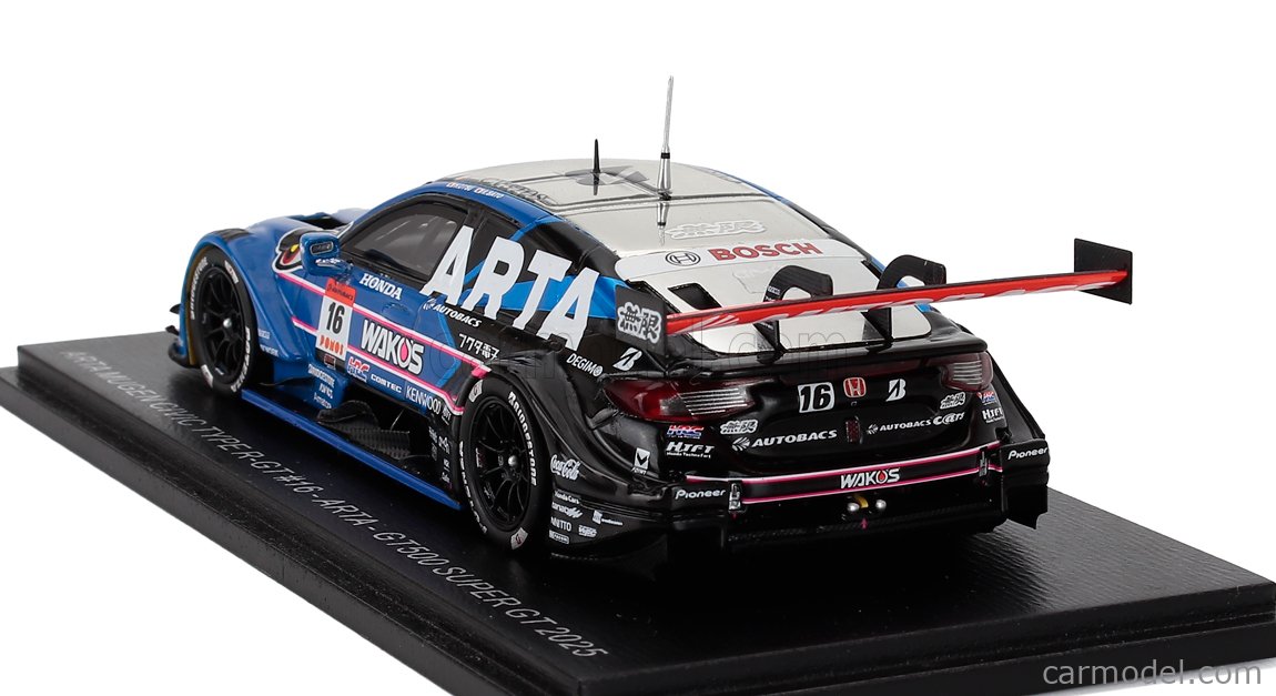 SPARK-MODEL 43SGT25016 Scale 1/43 | HONDA CIVIC TYPE R-GT TEAM