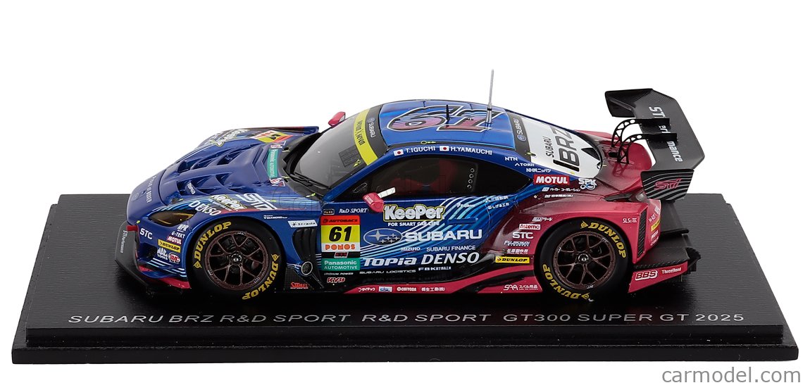 SPARK-MODEL 43SGT25061 Scale 1/43 | SUBARU BRZ TEAM R&D SPORT N 61