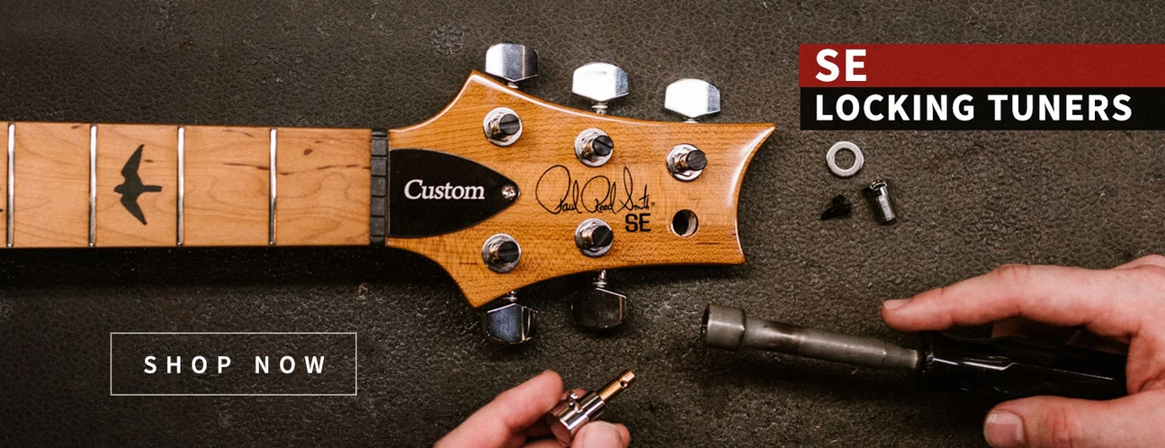 PRS Custom24 ロック式ペグ 純正ケース付き なんと！ PRS SE用の純正