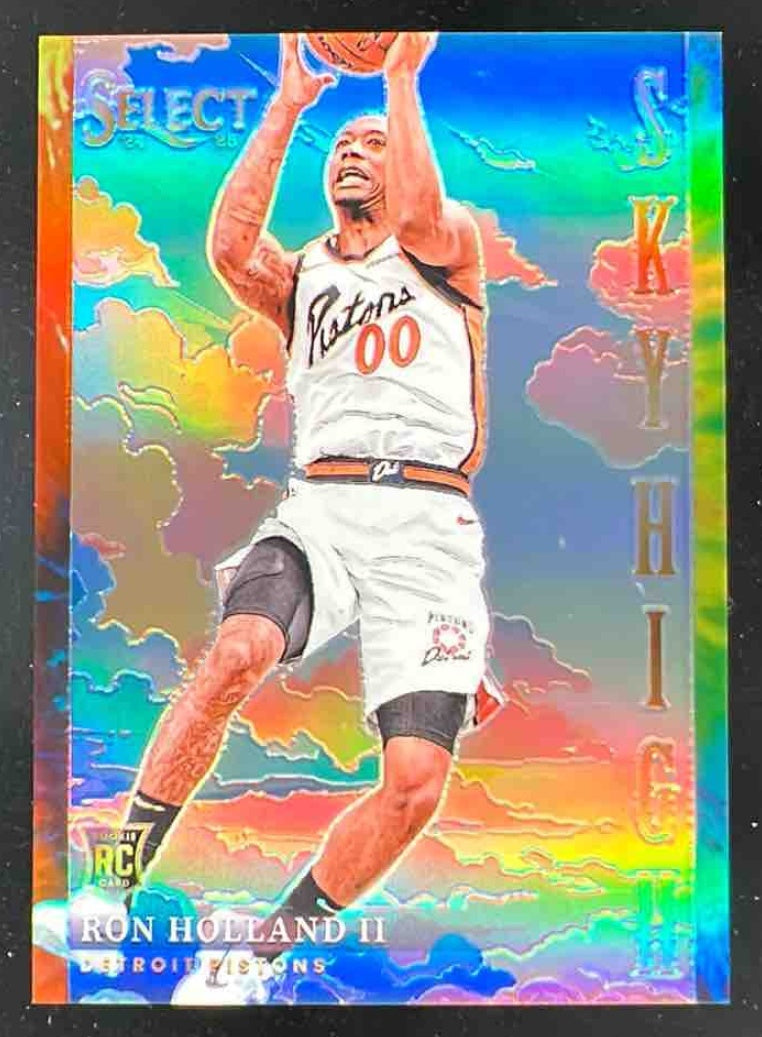 2024-25 Panini Select Sky High Tie-Dye Prizm #5 Ron Holland II RC