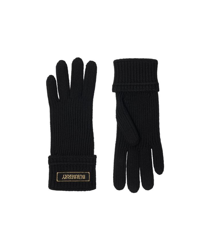 burberry/バーバリー通販 | ロゴパッチ ウールブレンド グローブ【送料