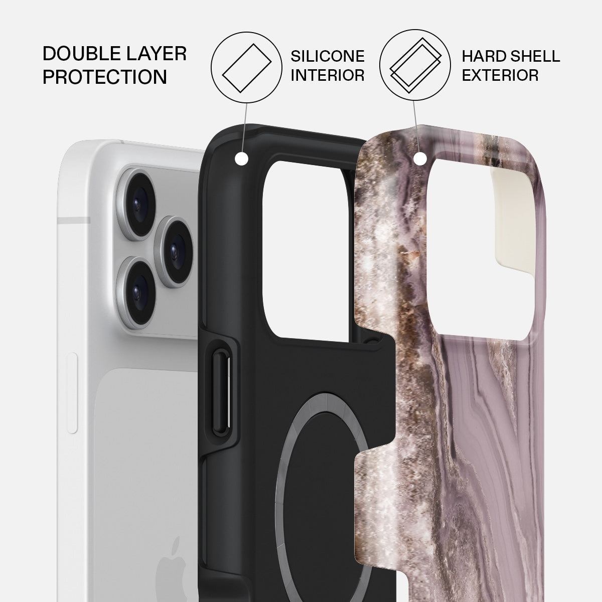 Golden Taupe - Fashion iPhone 17 Pro Max Case | BURGA