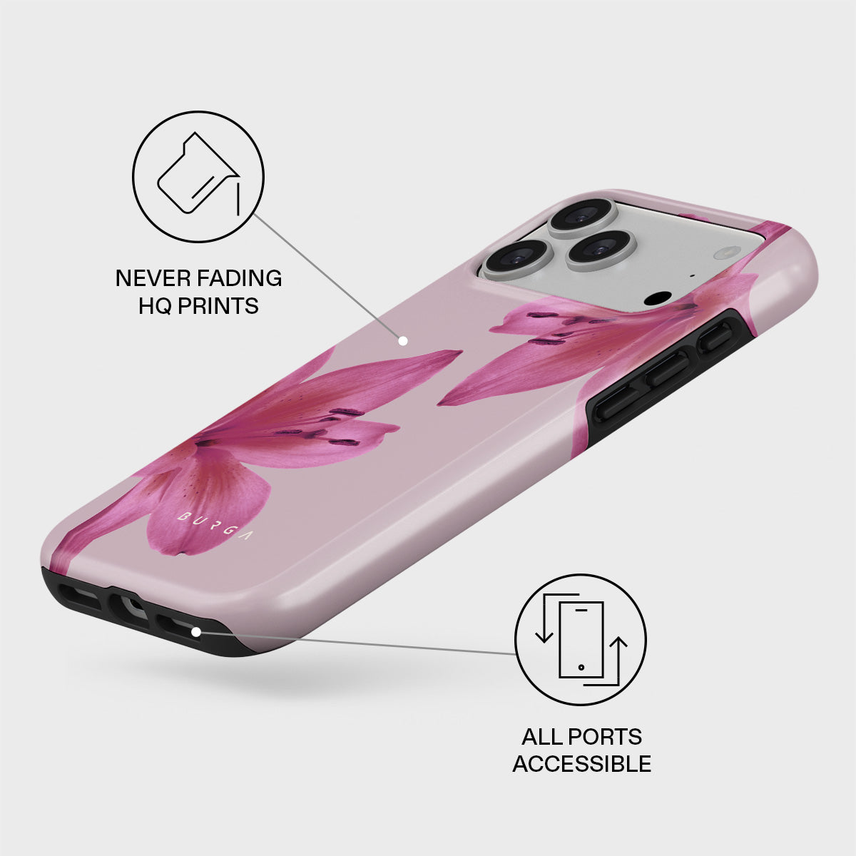 Fragile Beauty - iPhone 17 Pro Max Case | BURGA