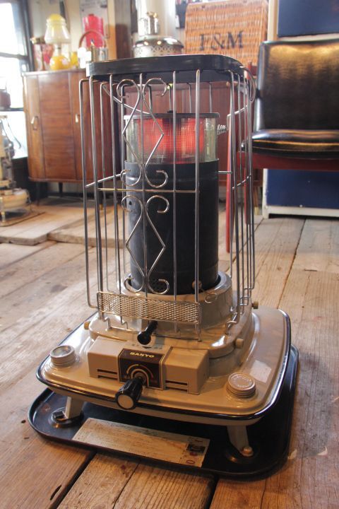 SANYOサンヨー石油ストーブ ビンテージストーブ昭和レトロ Yahoo