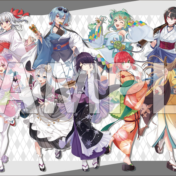 あおぎり高校 ゲーミングテーブルマッド プレイマット デスクマット