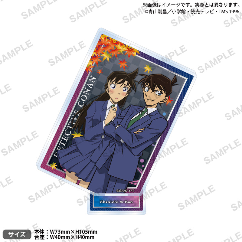 非売品 トンボ学生服×名探偵コナン 等身大パネル（工藤新一×毛利蘭