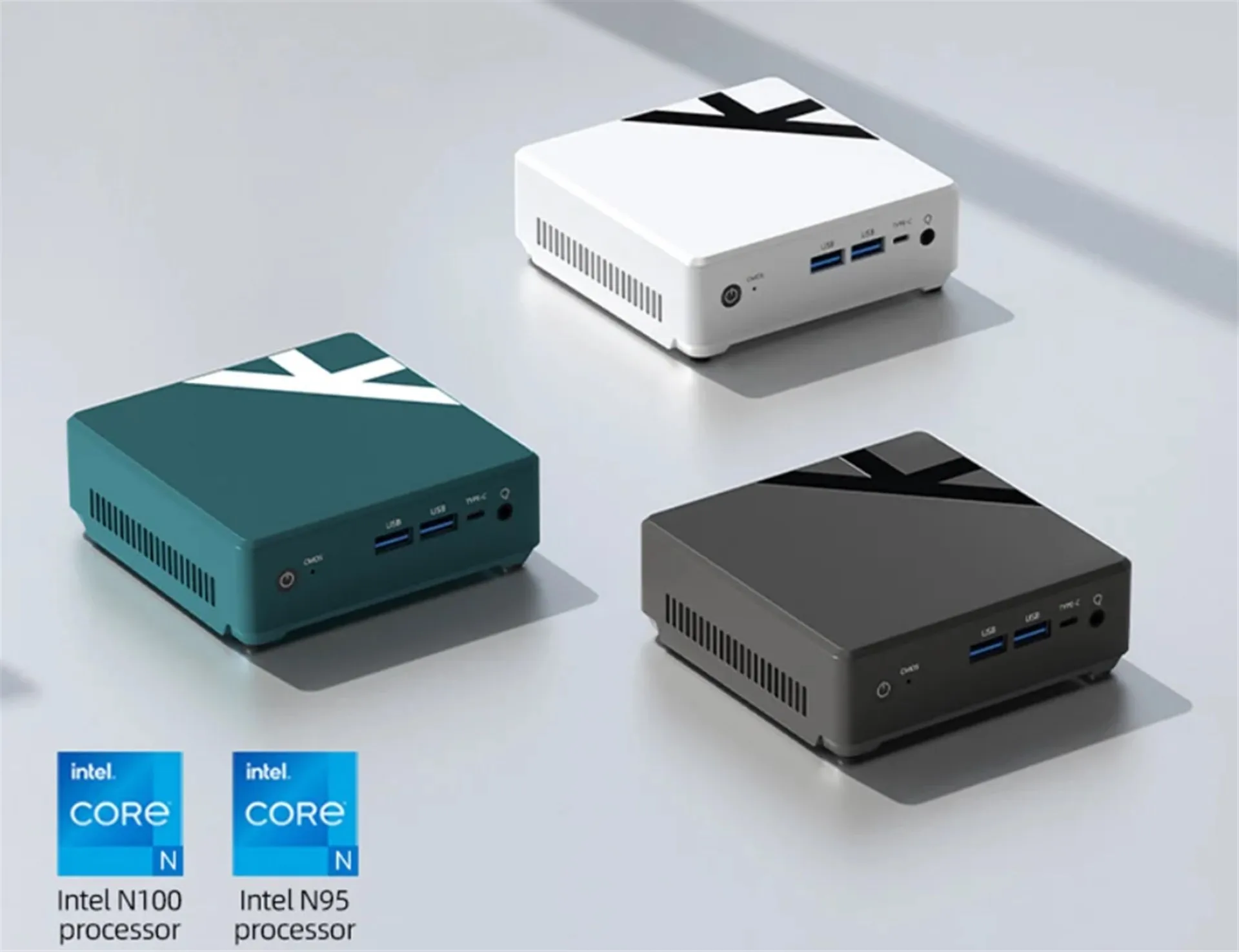 カラーが選べるデザイン性も備えたIntel N100搭載ミニPC「zxipc KN10