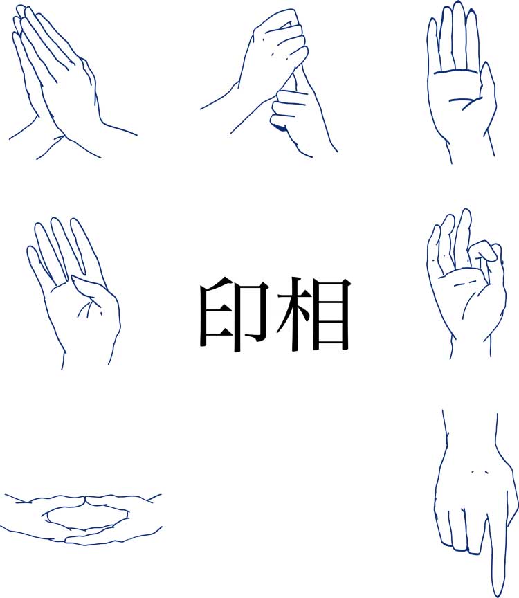 仏像の手のポーズ（印相・手印）をイラストで解説 - 仏像入門ドットコム