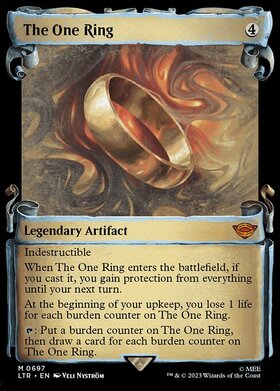 一つの指輪 foil 4枚セット 一つの指輪 The One Ring 4枚セット MTG