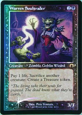 MH3)Warren Soultrader(0110)/巣穴の魂商人 | 神話レア・レア