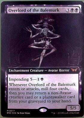 FOIL ベイルマークの大主 Overlord of Balemurk 英語x4 ベイルマークの