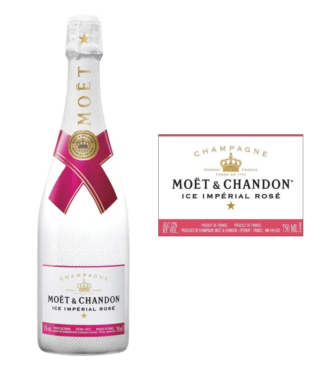 Moet & Chandon Ice Imperial Rose | Refreshing and Fruity Champagne