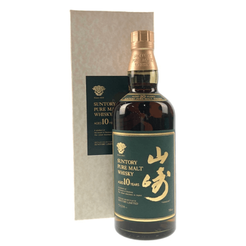 ①サントリー山崎12年希少赤箱25年以上、冷暗所保管！