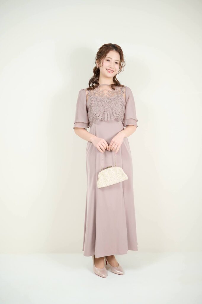 ラベンダー・パープル系ゲストドレス | 横浜で結婚式のパーティドレス