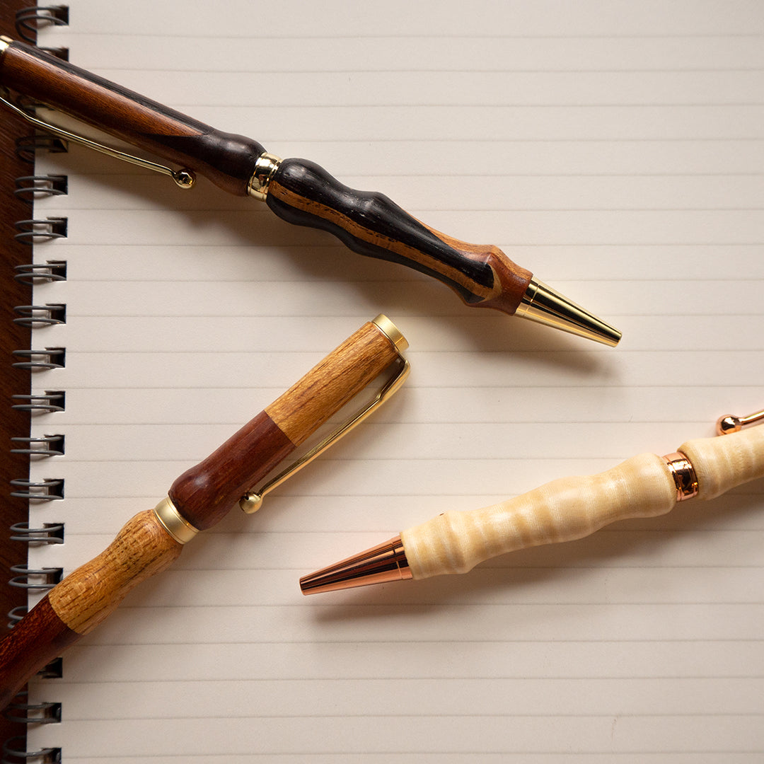 剛腕 寄木デザインが秀逸な「木製ボールペン」 – By Emotion