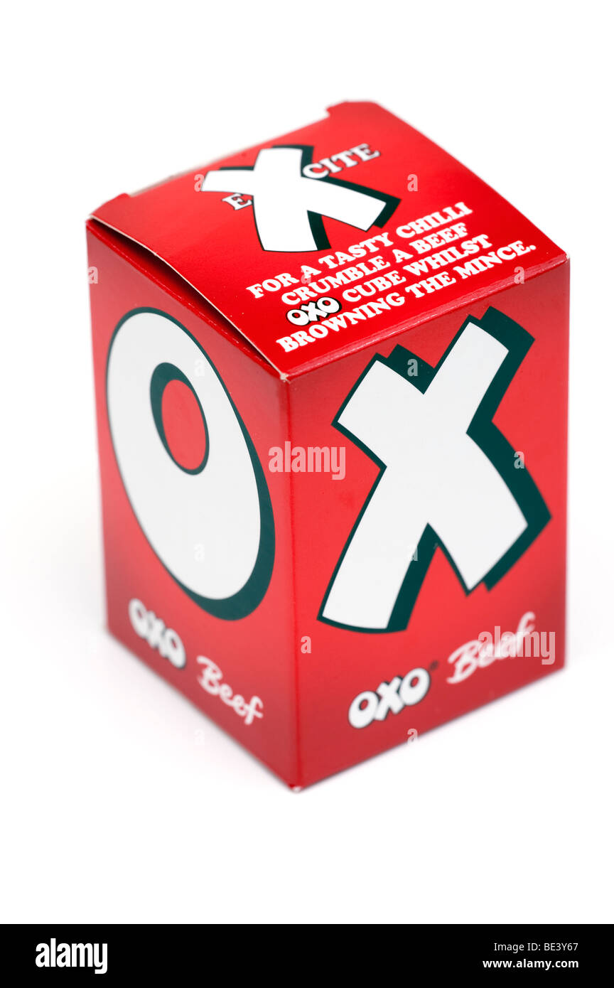 Oxo cubes red box Cut Out Stock Images & Pictures - Alamy