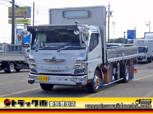 キャンター 2.9トン 平ボディー ワイドロング 構変検査済 床板張り