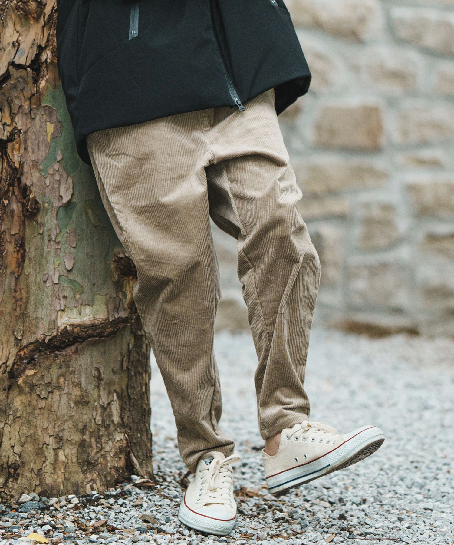 CAMBIO(カンビオ)】Middle Wale Corduroy Stretch Soft Sarrouel