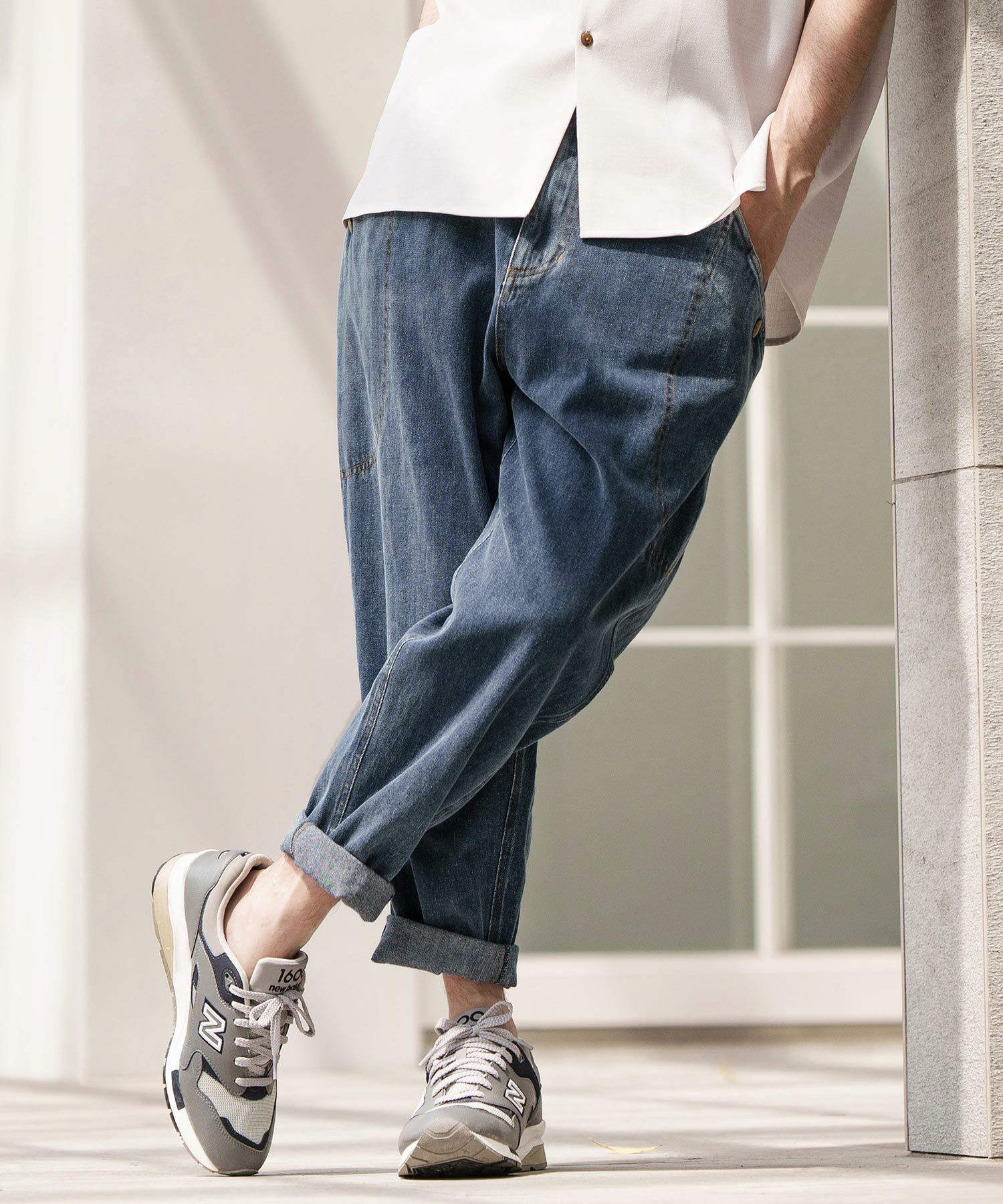 予約販売2月中旬～下旬入荷】【CAMBIO(カンビオ)】デニム変形ブッシュ