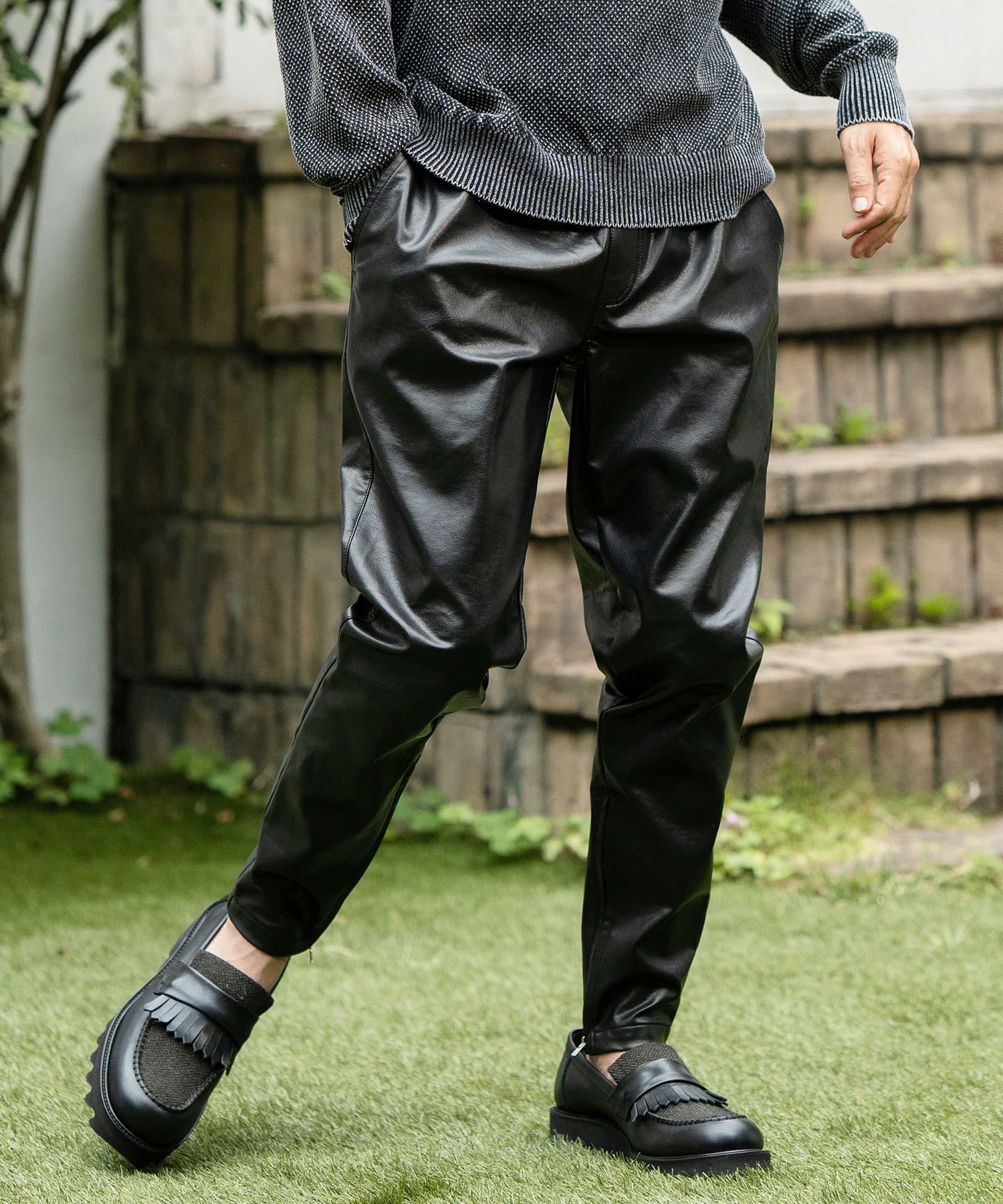 BYBORRE ⁄ BYBORRE スウェットパンツ メンズ バイボレ | クロップド