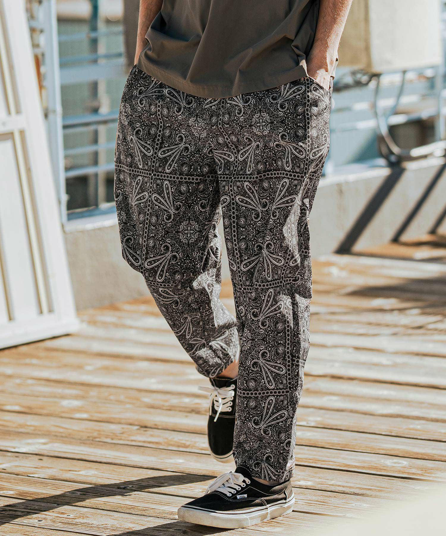 グリムクラップ GLIMCLAP 総柄パンツ グリムクラップ GLIMCLAP 総柄