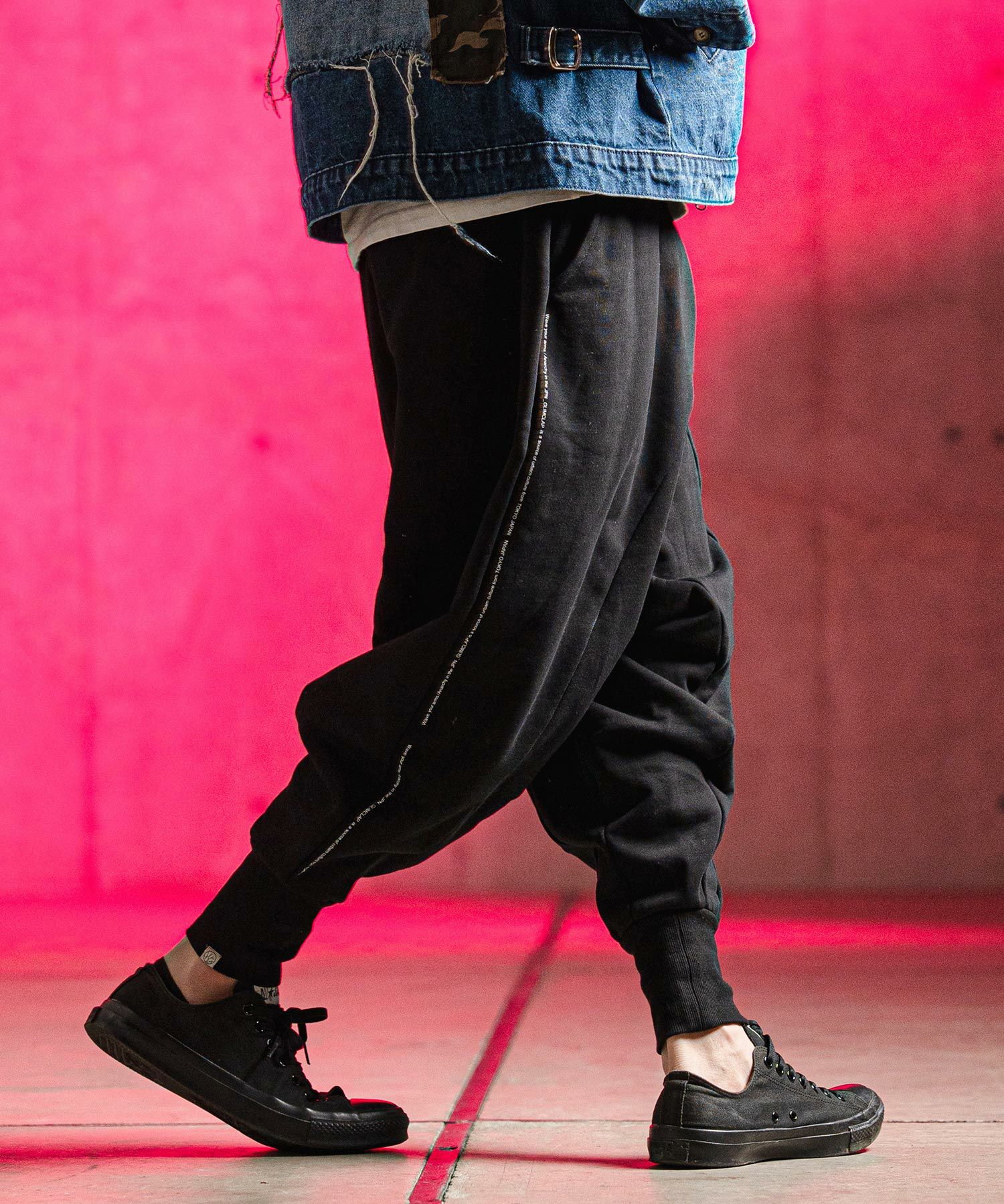 GLIMCLAP(グリムクラップ)】Sarouel & jogger sweatpants サルエル