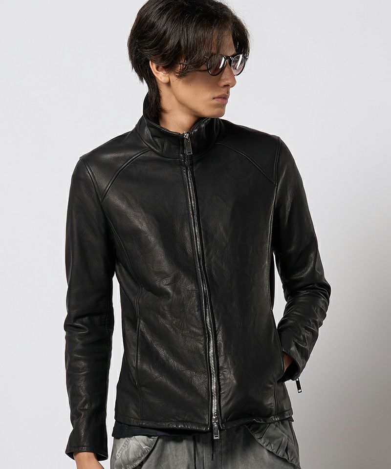 wjk カウレザーライダースジャケット サイズM 美品 WJK ダブルジェイ