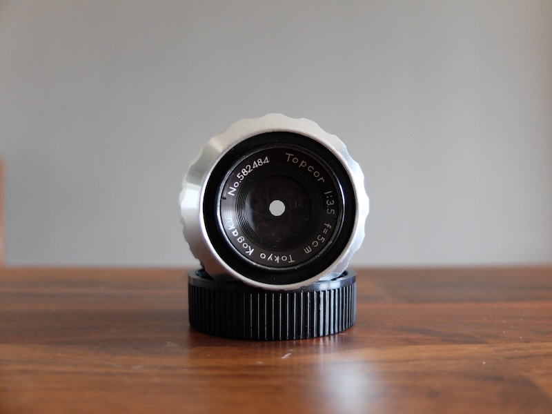 スポットライトなフレア？TOPCOR 5cm f3.5 L39 ライカ スポットライト