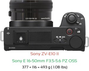 Sony ZV-E10 II Camera and Sony E 35mm F1.8 OSS Lens