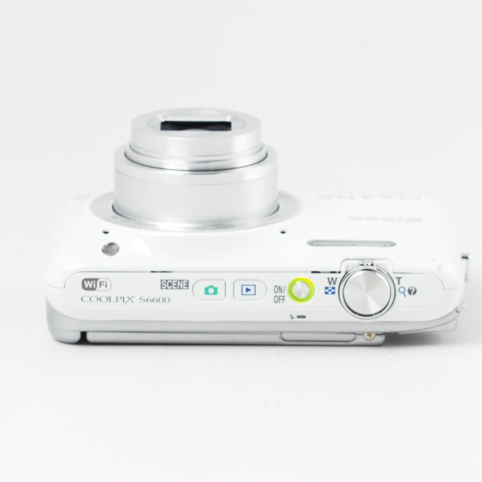 Nikon デジタルカメラ COOLPIX S6600 ナチュラルホワイト S6600WH