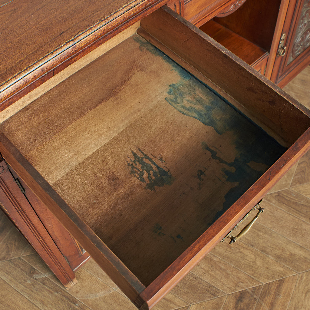 英国アンティーク木製サイドボード/キャビネット/チェスト/テーブル91