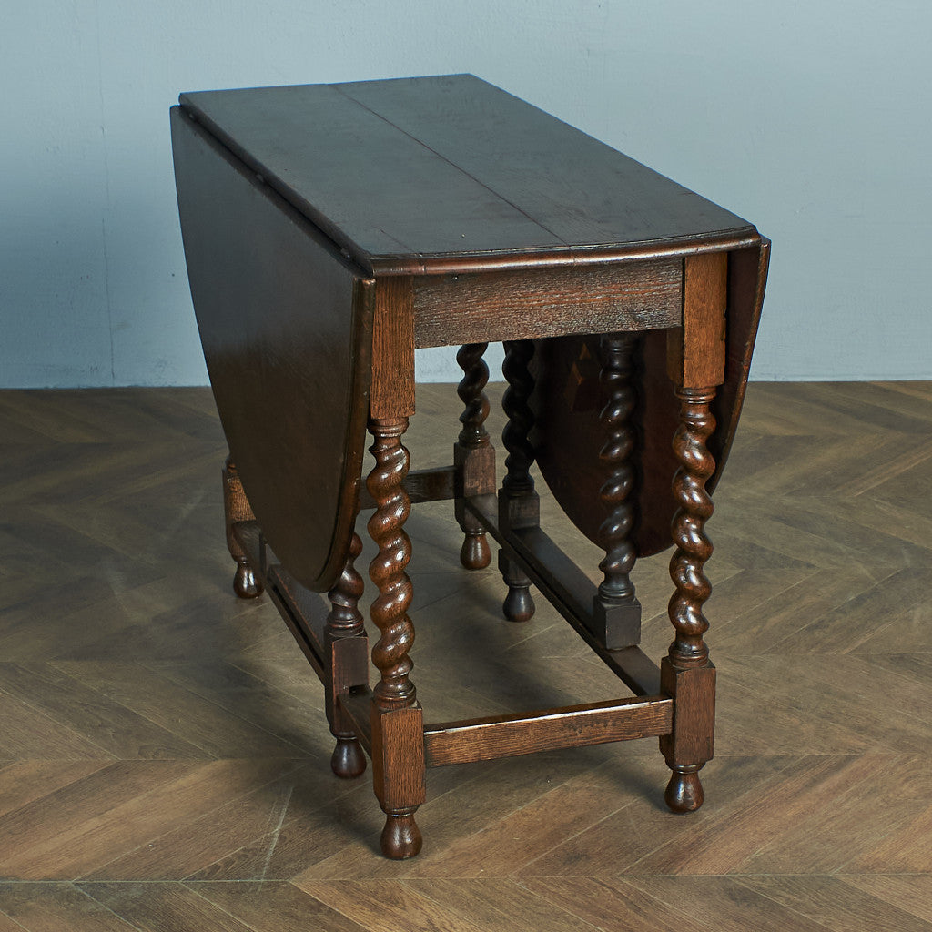 ショップ 英国アンティーク木製ゲートレッグテーブル/ダイニング机