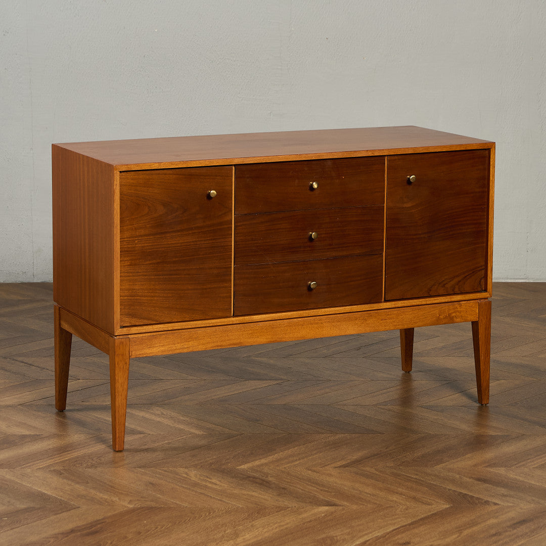 ヴィンテージ□ローズウッド□蛇腹扉□コクヨサイドボード□ミッド