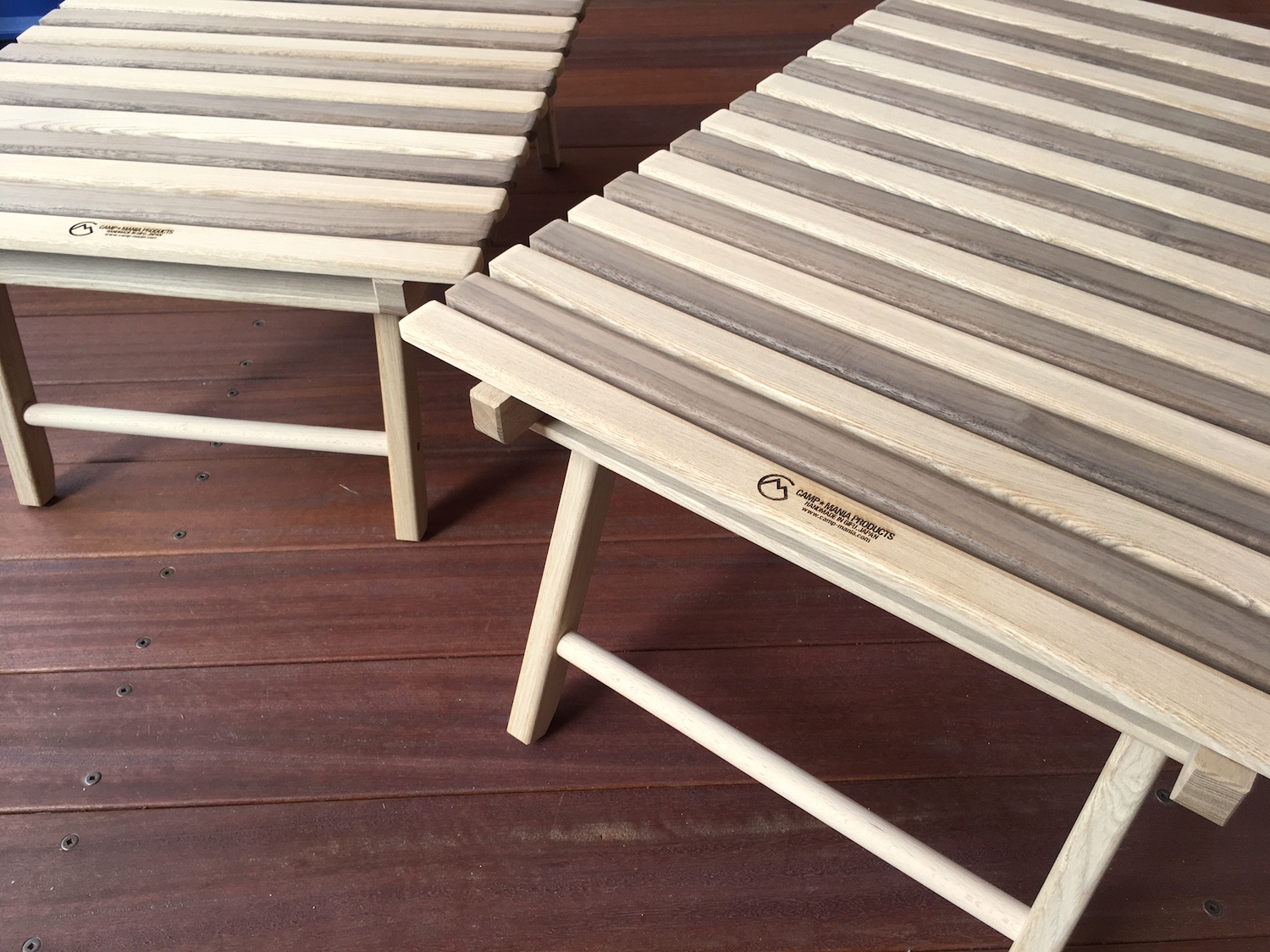 CAMP MANIA PRODUCTS / COMPACT ST TABLE (L) walnut mix | CAMP MANIA