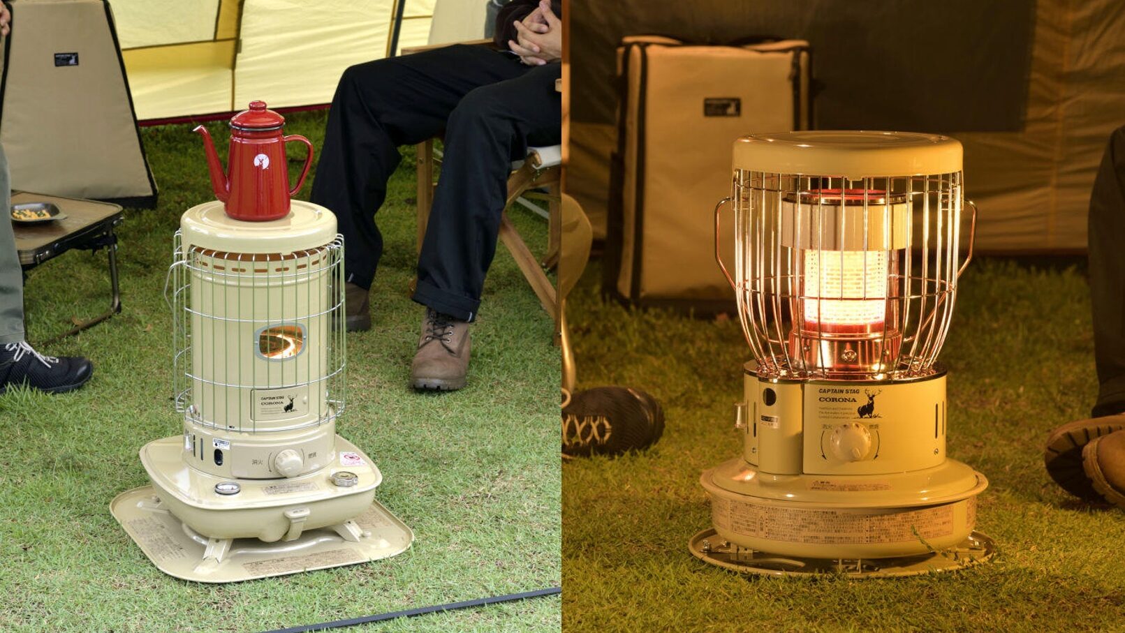 キャプテンスタッグ×コロナ 2024年コラボ「石油ストーブ（SL-51型、SZ