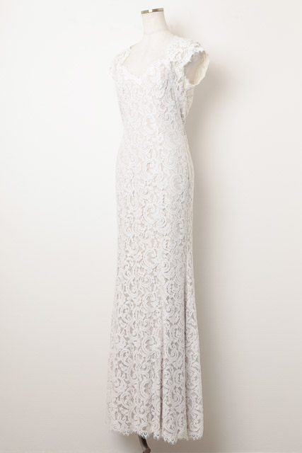 レンタルドレスCANVAS 銀座/東京 / 【TADASHI SHOJI】 白総レース