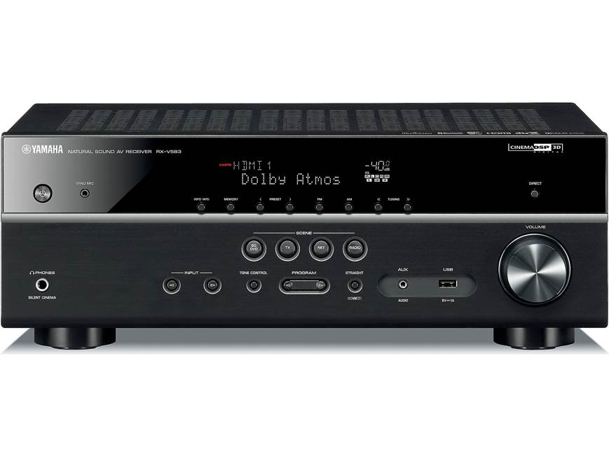 Yamaha RX-V583 7.2-channel home theatre receiver with Wi-Fi