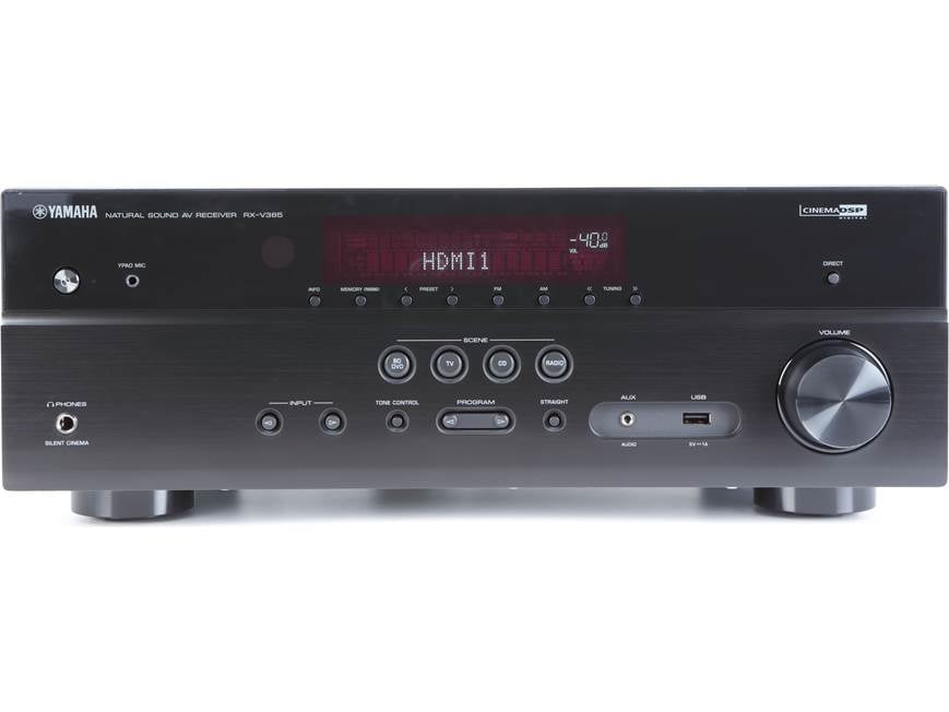 Yamaha RX-V385 5.1-channel home theatre receiver with Bluetooth