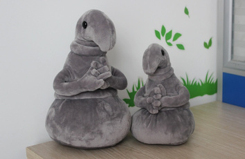 New Hot Waiting Plush Toy Zhdun Meme Tubby Gray Blob Zhdun Plush