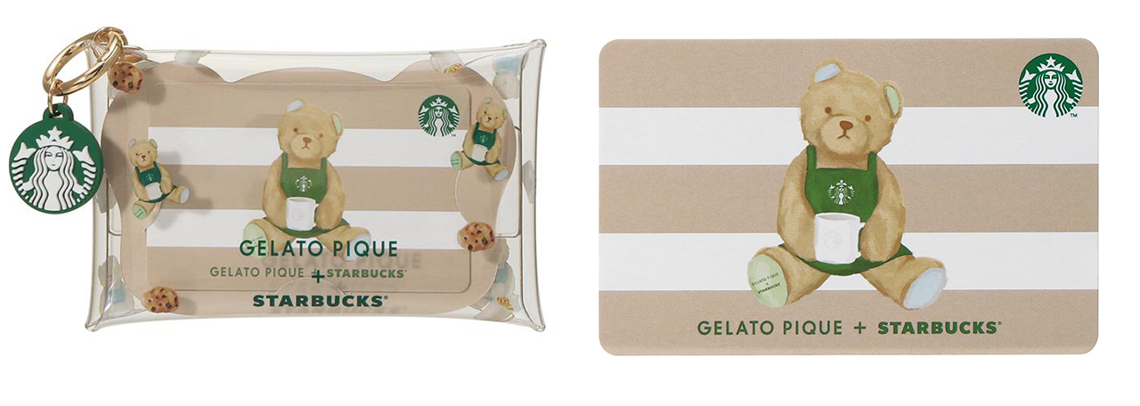 スタバ ジェラピケコラボ マルチケース カード付き Starbucks gelato
