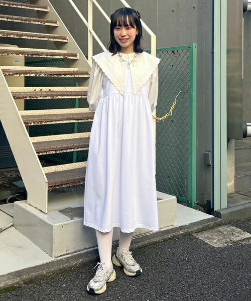 DEAR MINE BIG COLLAR DRESS | Candy Stripper（キャンディ
