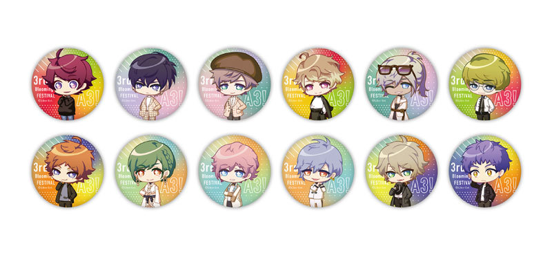 A3! THIRD Blooming FESTIVAL 缶バッジコレクション(春組・夏組