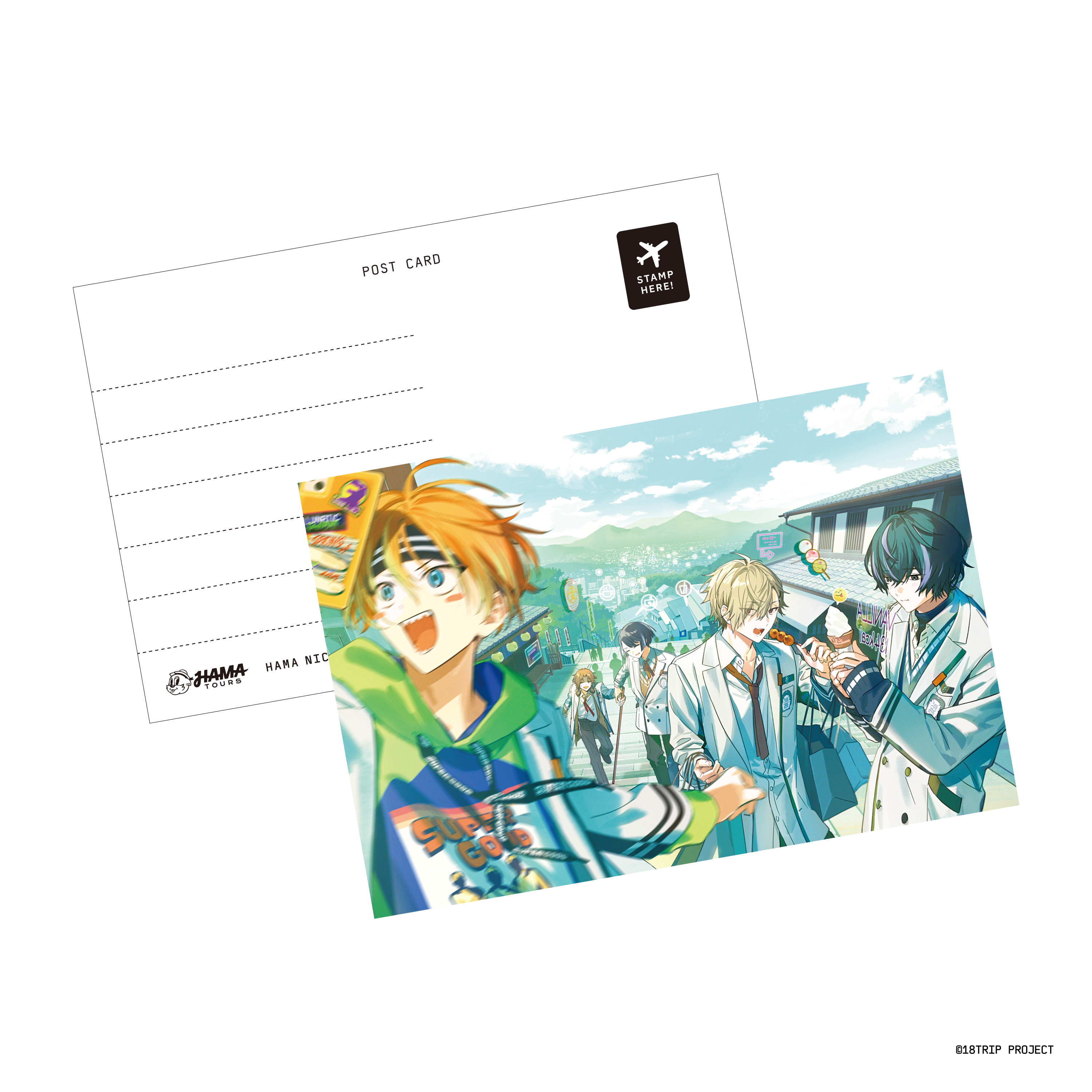18TRIP ユニットキービジュアルポストカードセット | きゃにめ