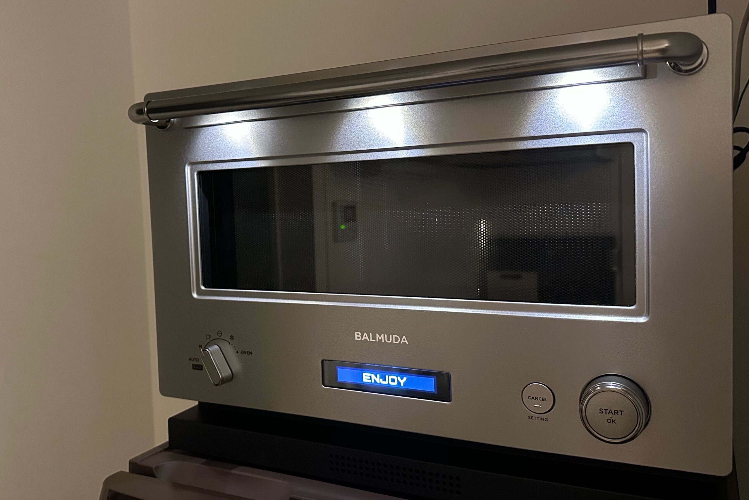 極美品 BALMUDA K04A-WH オーブンレンジ 極美品BALMUDAオーブンレンジ