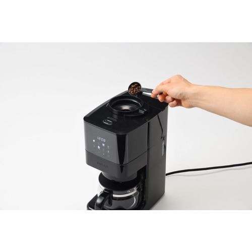 BRUNO BOE144-BK 全自動コーヒーメーカー コーン式 ミル付き ブラック