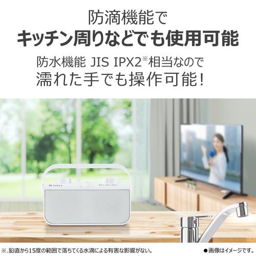 東芝 TY-WSD20(W) テレビ用ワイヤレススピーカー 防水 ホワイト