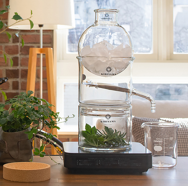 ガラス蒸留装置 レトロ 実験器具 水槽 テラリウム ガラス蒸留装置